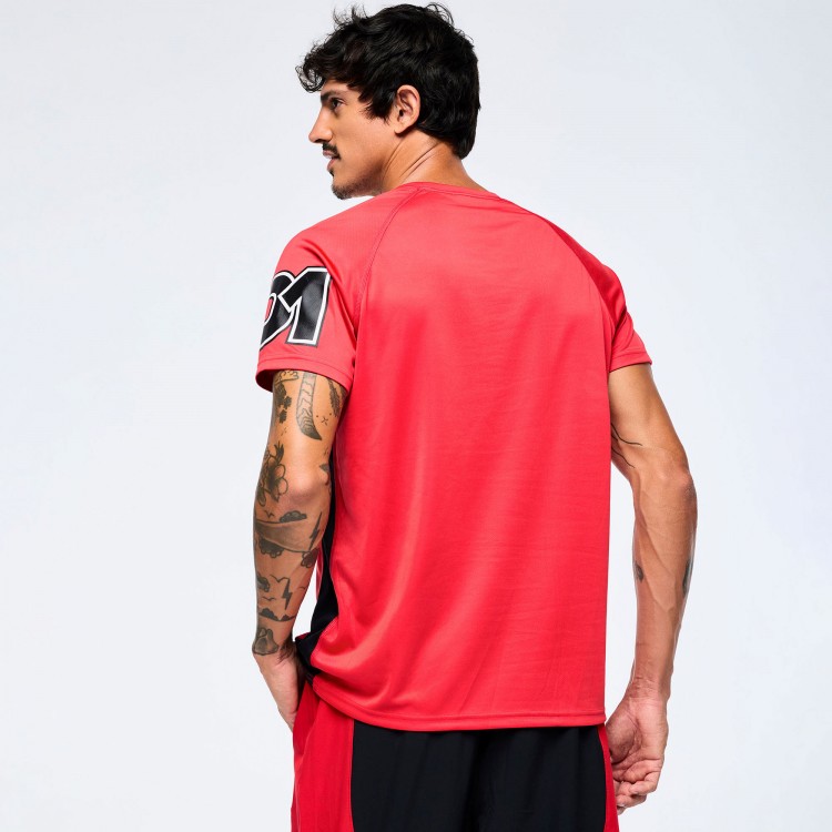 Mens Raglan Crew Neck With Shoulder Inserts