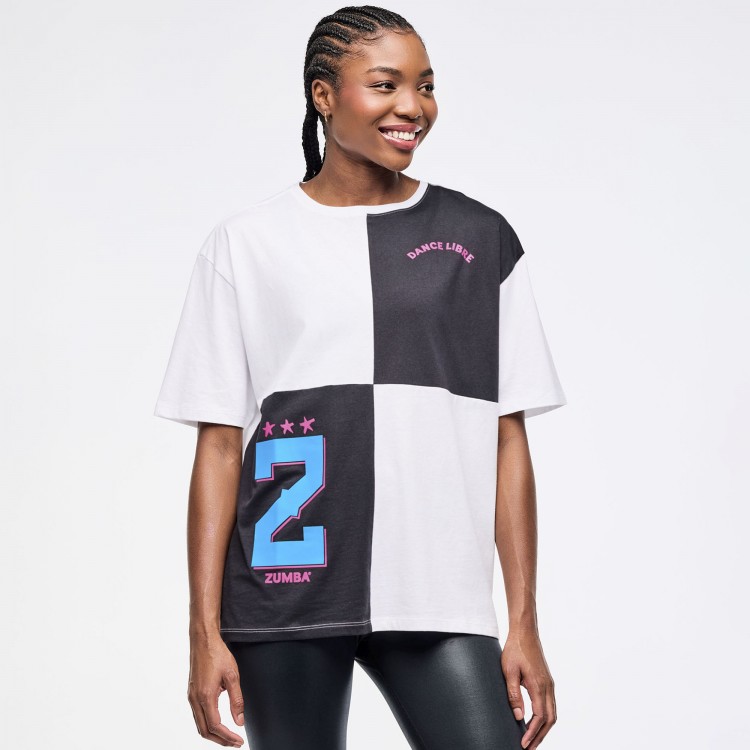 Zumba Libre Mens Oversized Crew Neck Tee
