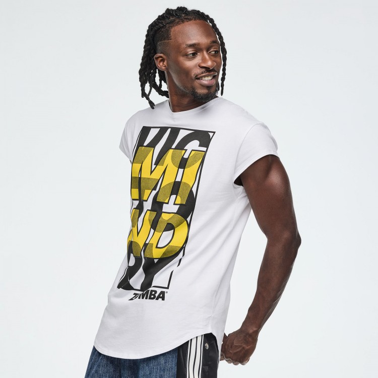 ZW Mens Crew Neck Round Hem Tee