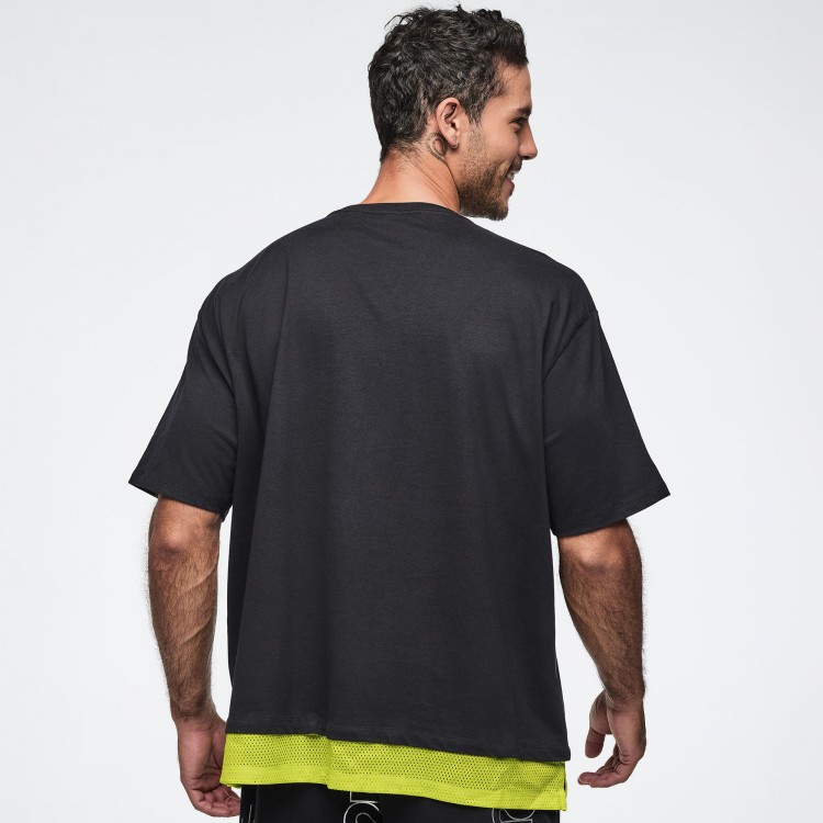 Zumba 25 Mens Tee With Double Layered Hem