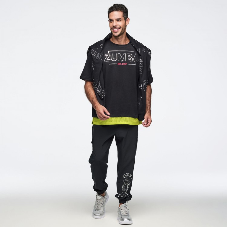 Zumba 25 Mens Tee With Double Layered Hem