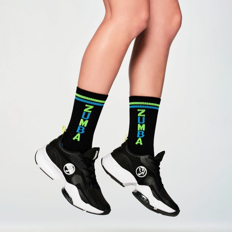 Zumba Fired Up High Socks