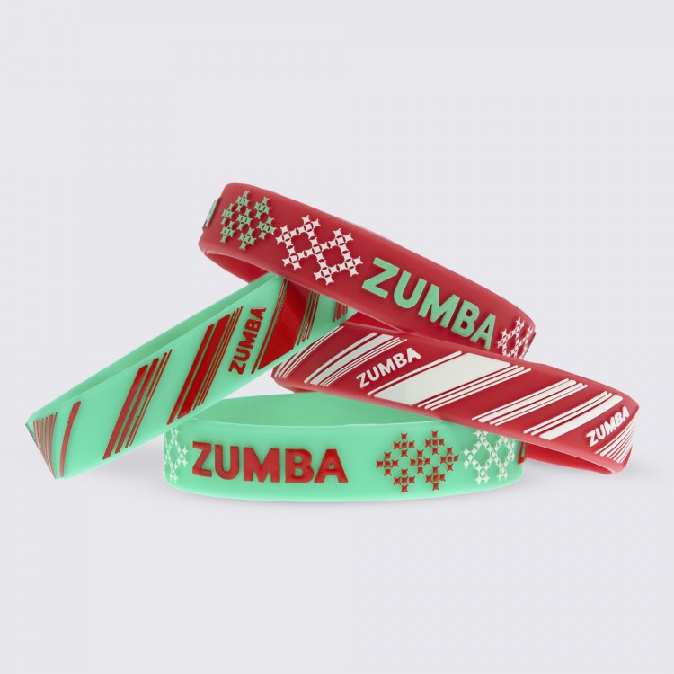 Zumba Holiday Rubber Bracelets 25PK