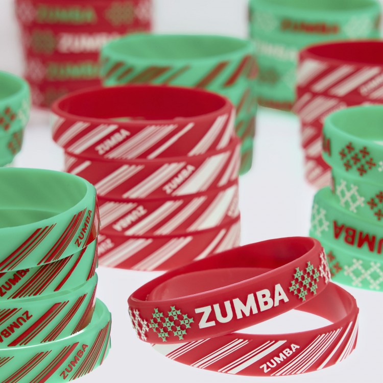 Zumba Holiday Rubber Bracelets 25PK