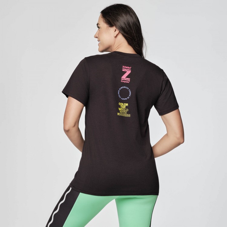 Zumba X Crayola Dance Outside The Lines Tee