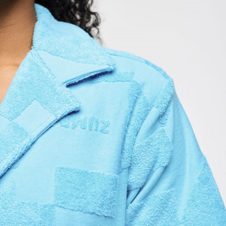Zumba Rays Terry Button Down